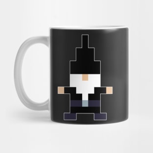 Goth Gnome in Pixel Art Mug